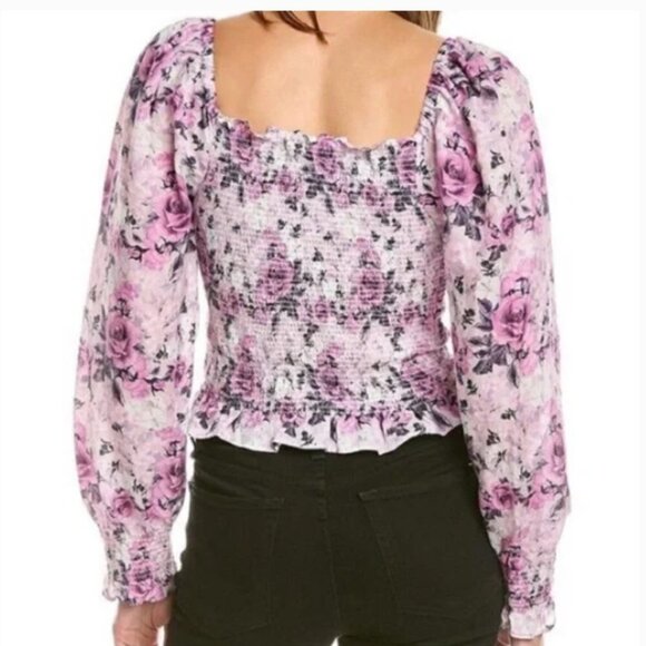 LoveShackFancy Russell Top in Sandy Pink Shores Medium P459 - Picture 2 of 10